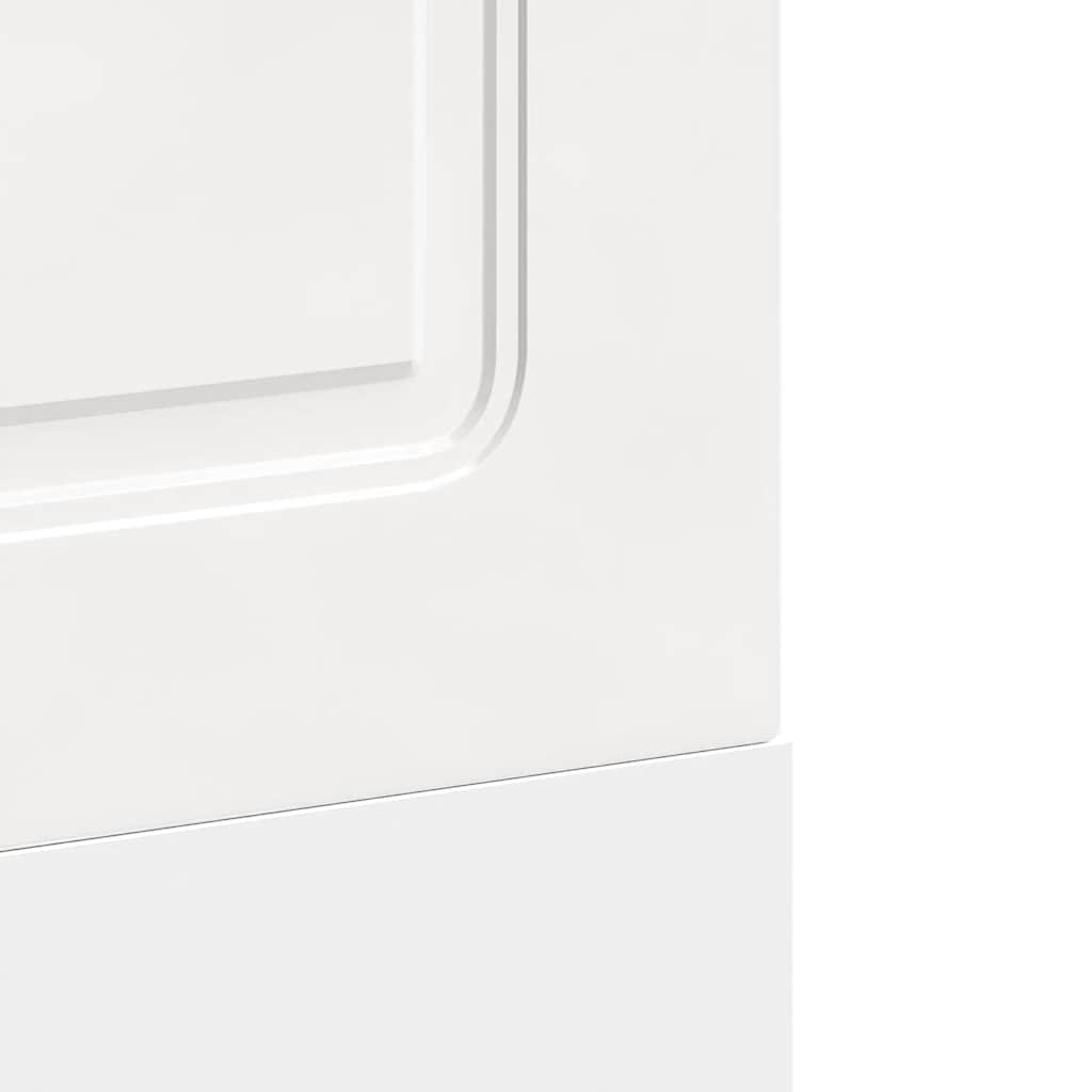 vidaXL Dishwasher Panel "Kalmar" High Gloss White 60x1,5x57 cm Engineered Wood