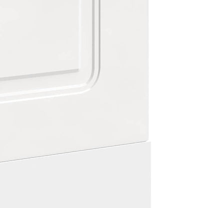 vidaXL Dishwasher Panel "Kalmar" High Gloss White 60x1,5x57 cm Engineered Wood