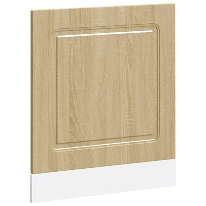 vidaXL Dishwasher Panel "Kalmar" Sonoma Oak 60x1,5x57 cm Engineered Wood