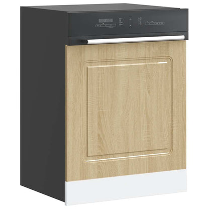 vidaXL Dishwasher Panel "Kalmar" Sonoma Oak 60x1,5x57 cm Engineered Wood