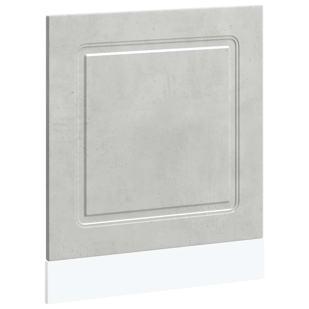 vidaXL Dishwasher Panel "Kalmar" Concrete Grey 60x1,5x57 cm Engineered Wood