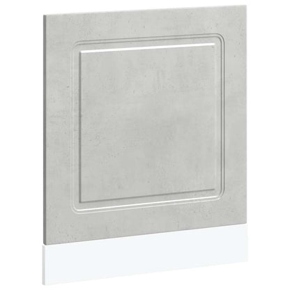 vidaXL Dishwasher Panel "Kalmar" Concrete Grey 60x1,5x57 cm Engineered Wood