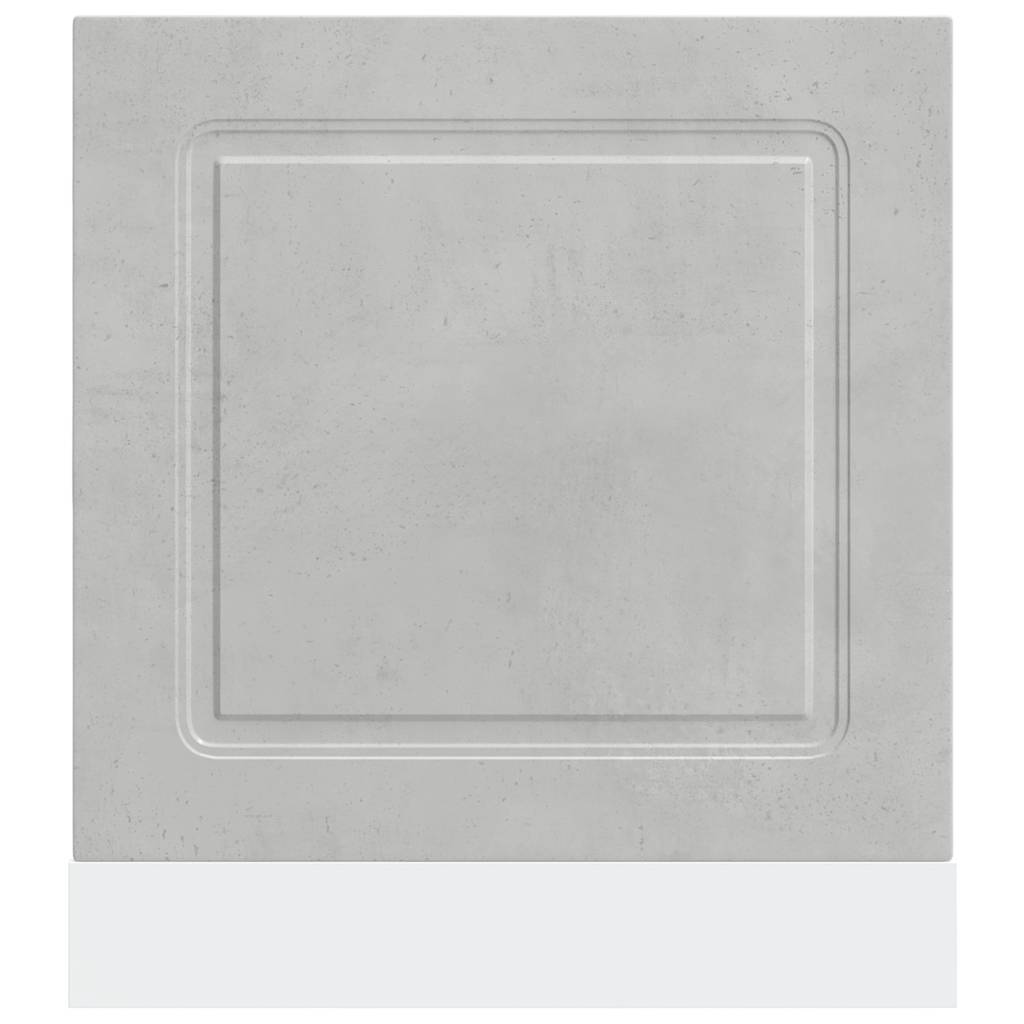 vidaXL Dishwasher Panel "Kalmar" Concrete Grey 60x1,5x57 cm Engineered Wood