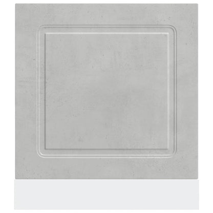 vidaXL Dishwasher Panel "Kalmar" Concrete Grey 60x1,5x57 cm Engineered Wood