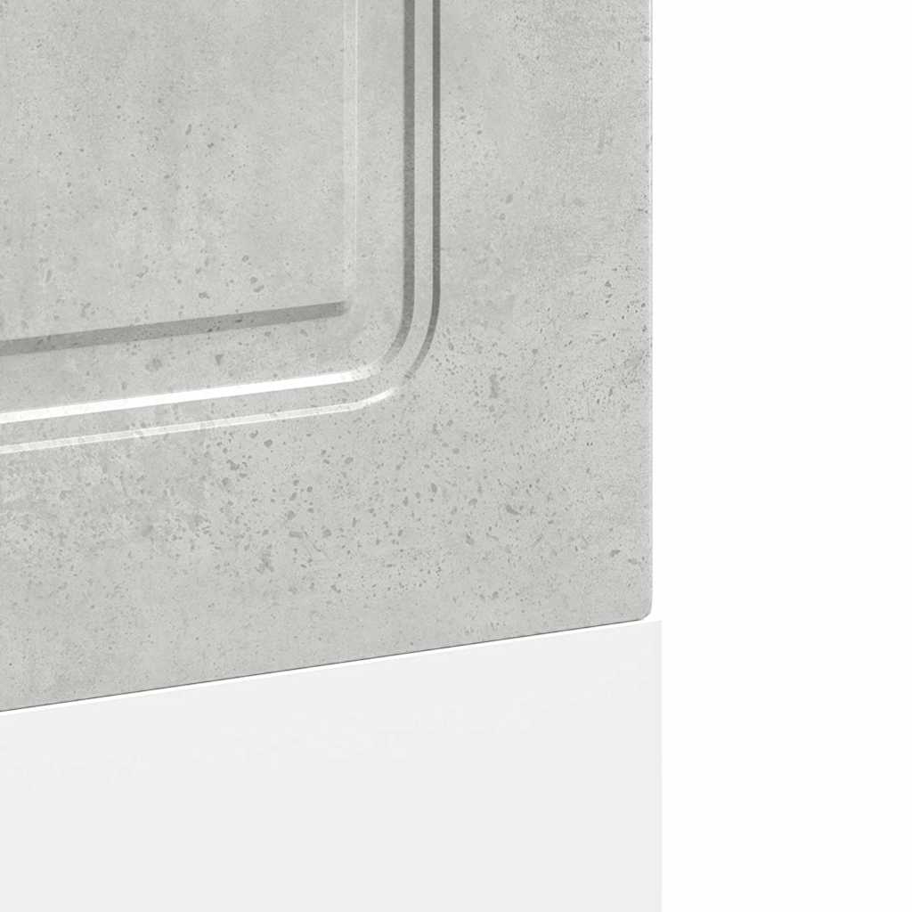 vidaXL Dishwasher Panel "Kalmar" Concrete Grey 60x1,5x57 cm Engineered Wood