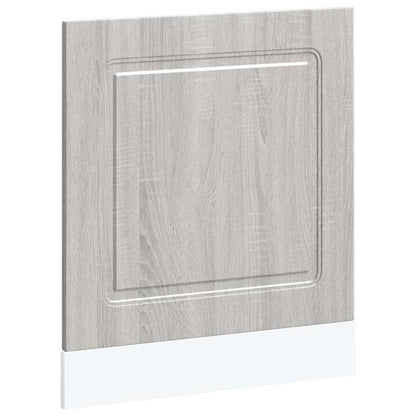 vidaXL Dishwasher Panel "Kalmar" Grey Sonoma 60x1,5x57 cm Engineered Wood