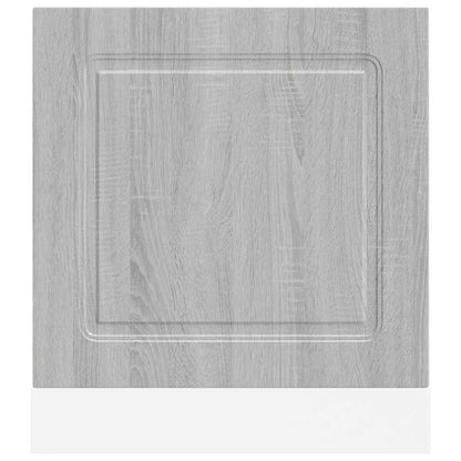 vidaXL Dishwasher Panel "Kalmar" Grey Sonoma 60x1,5x57 cm Engineered Wood