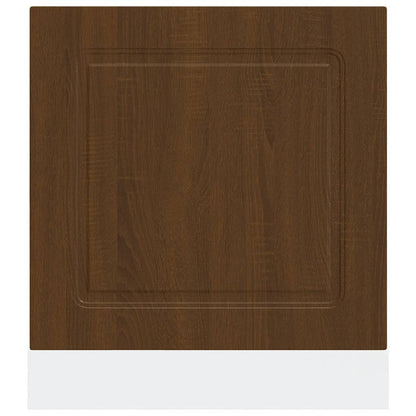 vidaXL Dishwasher Panel Kalmar Brown Oak 60x1.5x57 cm Engineered Wood