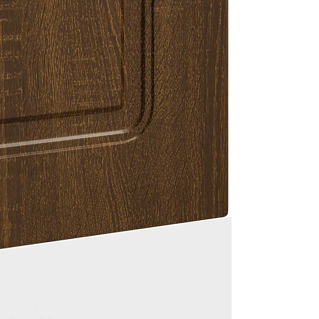vidaXL Dishwasher Panel Kalmar Brown Oak 60x1.5x57 cm Engineered Wood