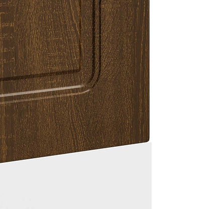 vidaXL Dishwasher Panel Kalmar Brown Oak 60x1.5x57 cm Engineered Wood