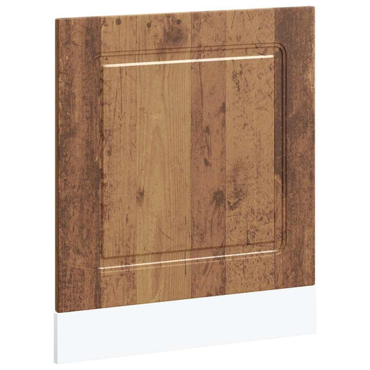 vidaXL Dishwasher Panel "Kalmar" Old Wood 60x1,5x57 cm Engineered Wood