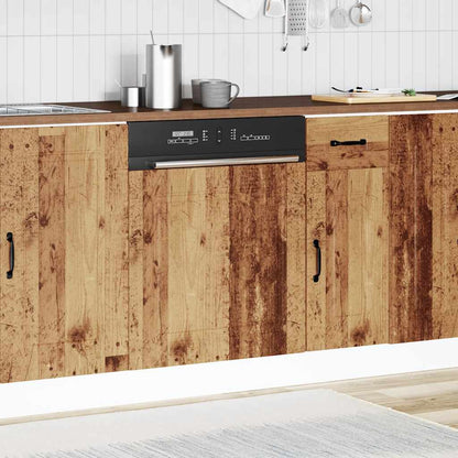 vidaXL Dishwasher Panel Kalmar Old Wood 60x1.5x57 cm Engineered Wood