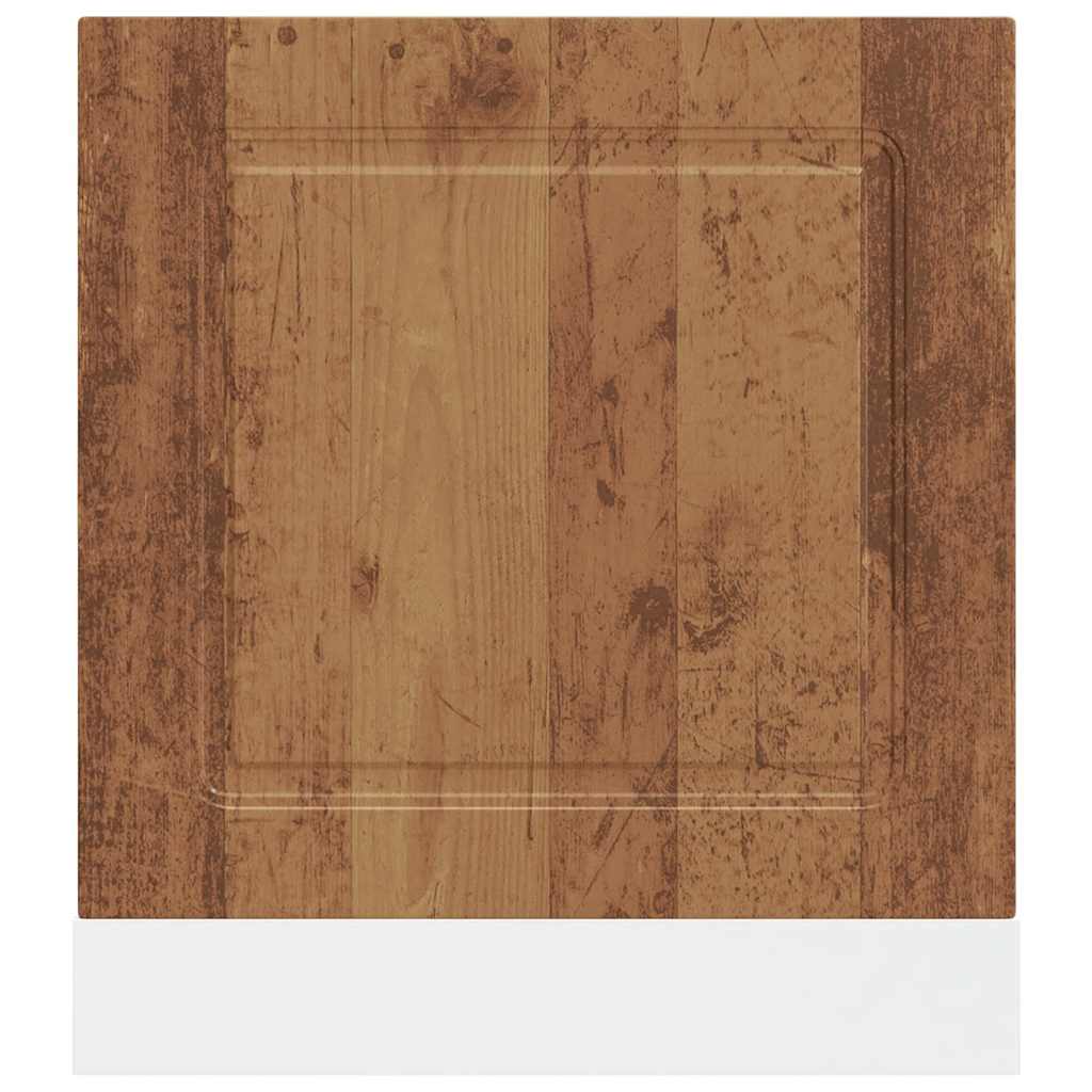 vidaXL Dishwasher Panel "Kalmar" Old Wood 60x1,5x57 cm Engineered Wood