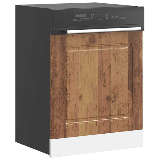 vidaXL Dishwasher Panel "Kalmar" Old Wood 60x1,5x57 cm Engineered Wood