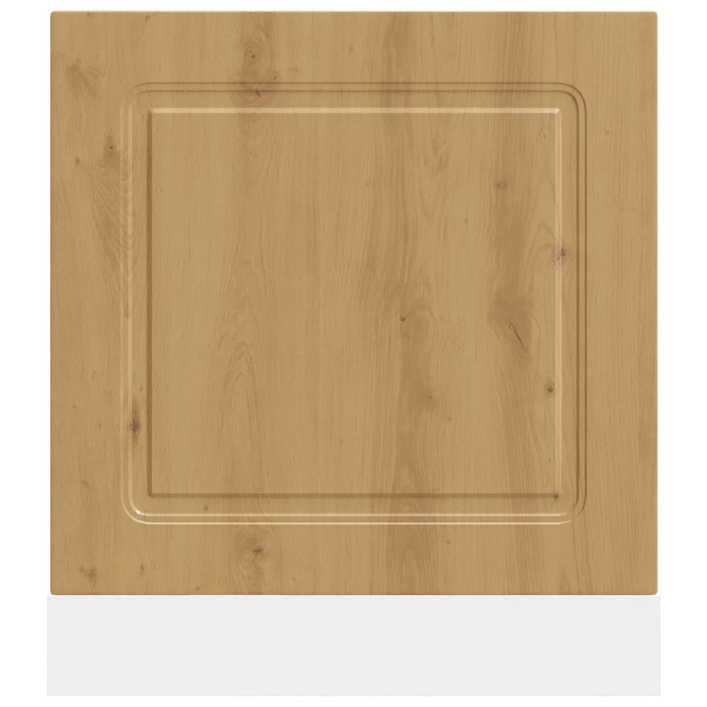 vidaXL Dishwasher Panel "Kalmar" Artisan Oak 60x1,5x57 cm Engineered Wood