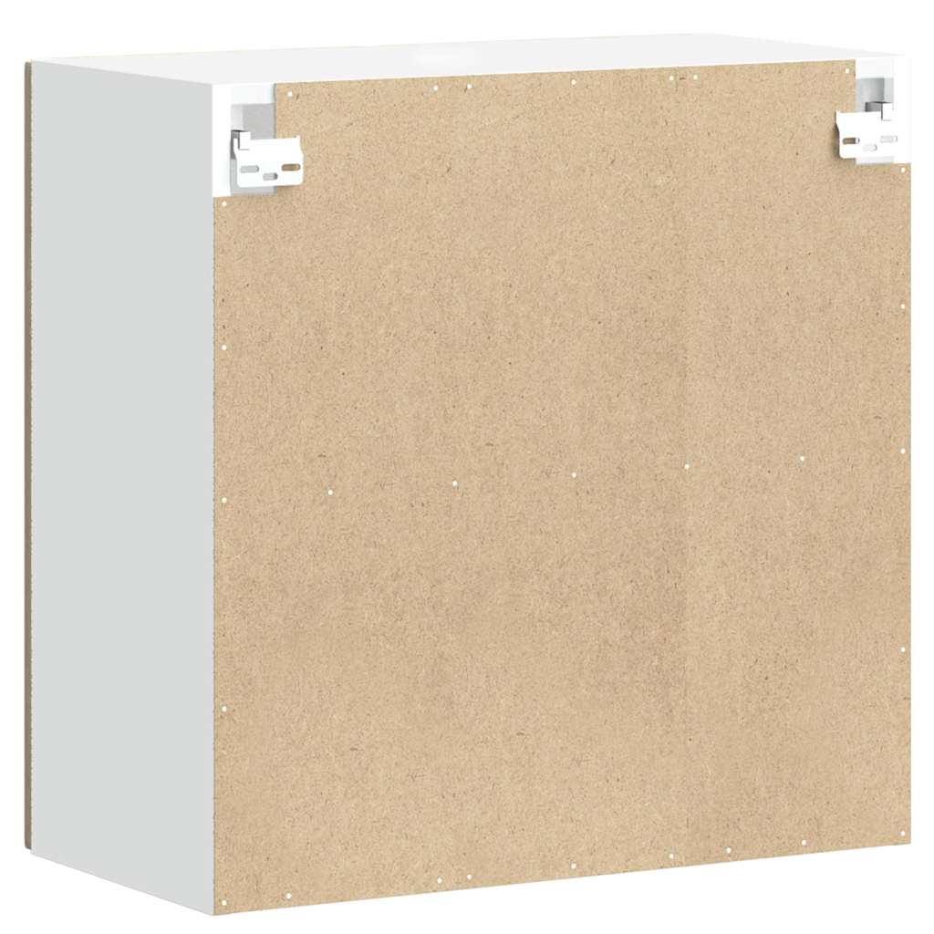 vidaXL Kitchen Wall Cabinet with Glass Door Kalmar Sonoma Oak Engineered Wood