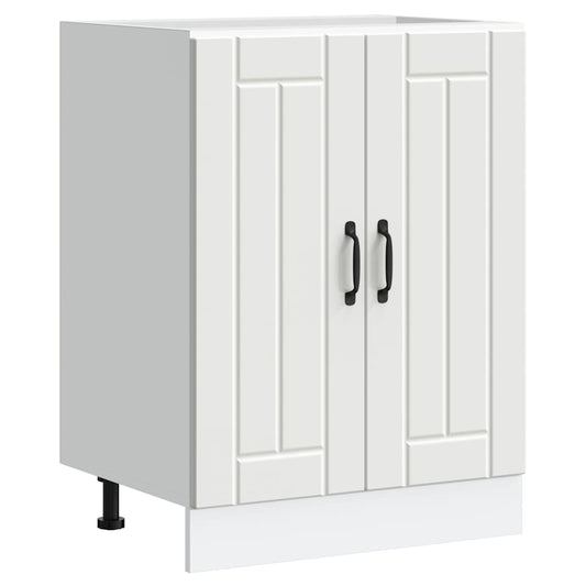 vidaXL Sink Base Cabinet "Lucca" White Engineered Wood