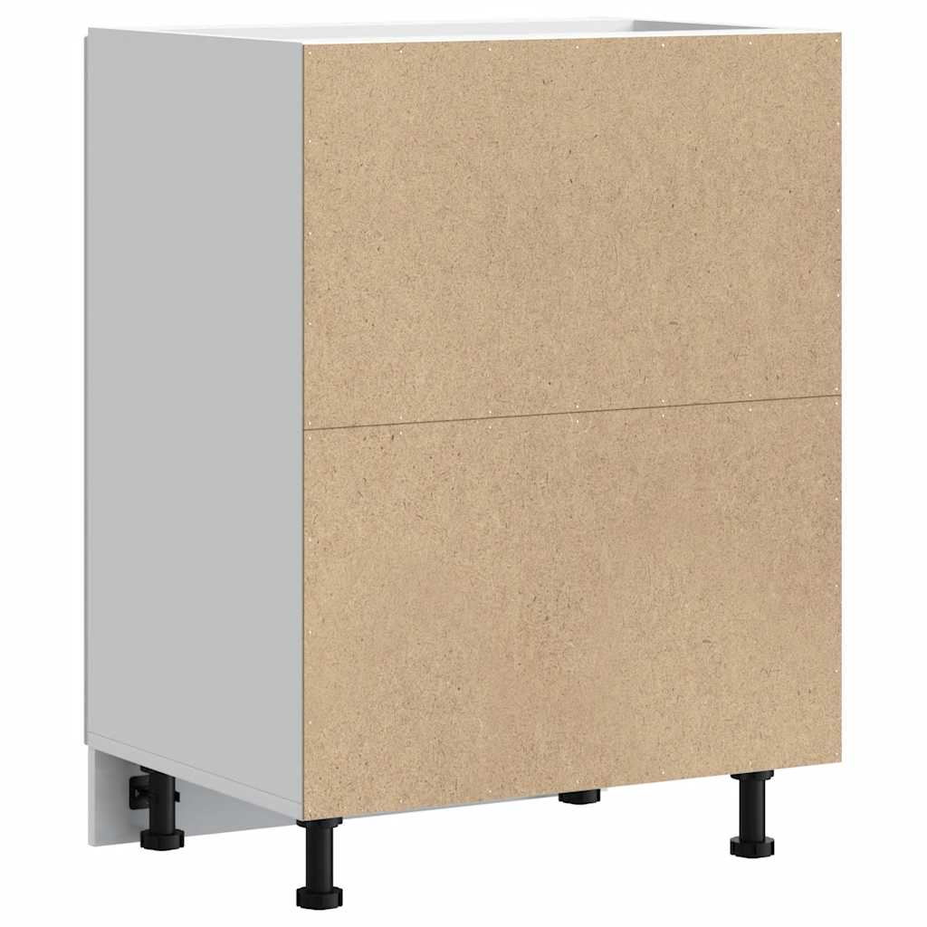 vidaXL Sink Base Cabinet Lucca High Gloss White Engineered Wood