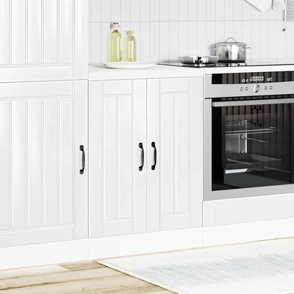 vidaXL Sink Base Cabinet Lucca High Gloss White Engineered Wood