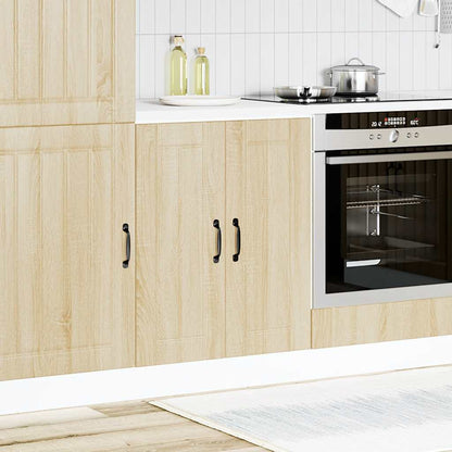 vidaXL Sink Base Cabinet "Lucca" Sonoma Oak Engineered Wood