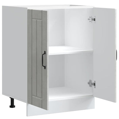 vidaXL Sink Base Cabinet Lucca Concrete Grey Engineered Wood