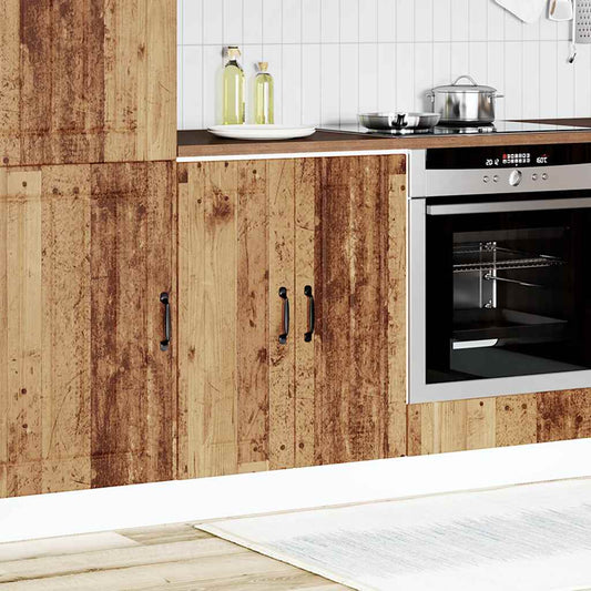 vidaXL Sink Base Cabinet "Lucca" Old Wood Engineered Wood