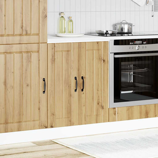 vidaXL Sink Base Cabinet "Lucca" Artisan Oak Engineered Wood