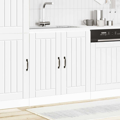 vidaXL Sink Base Cabinet "Lucca" White Engineered Wood