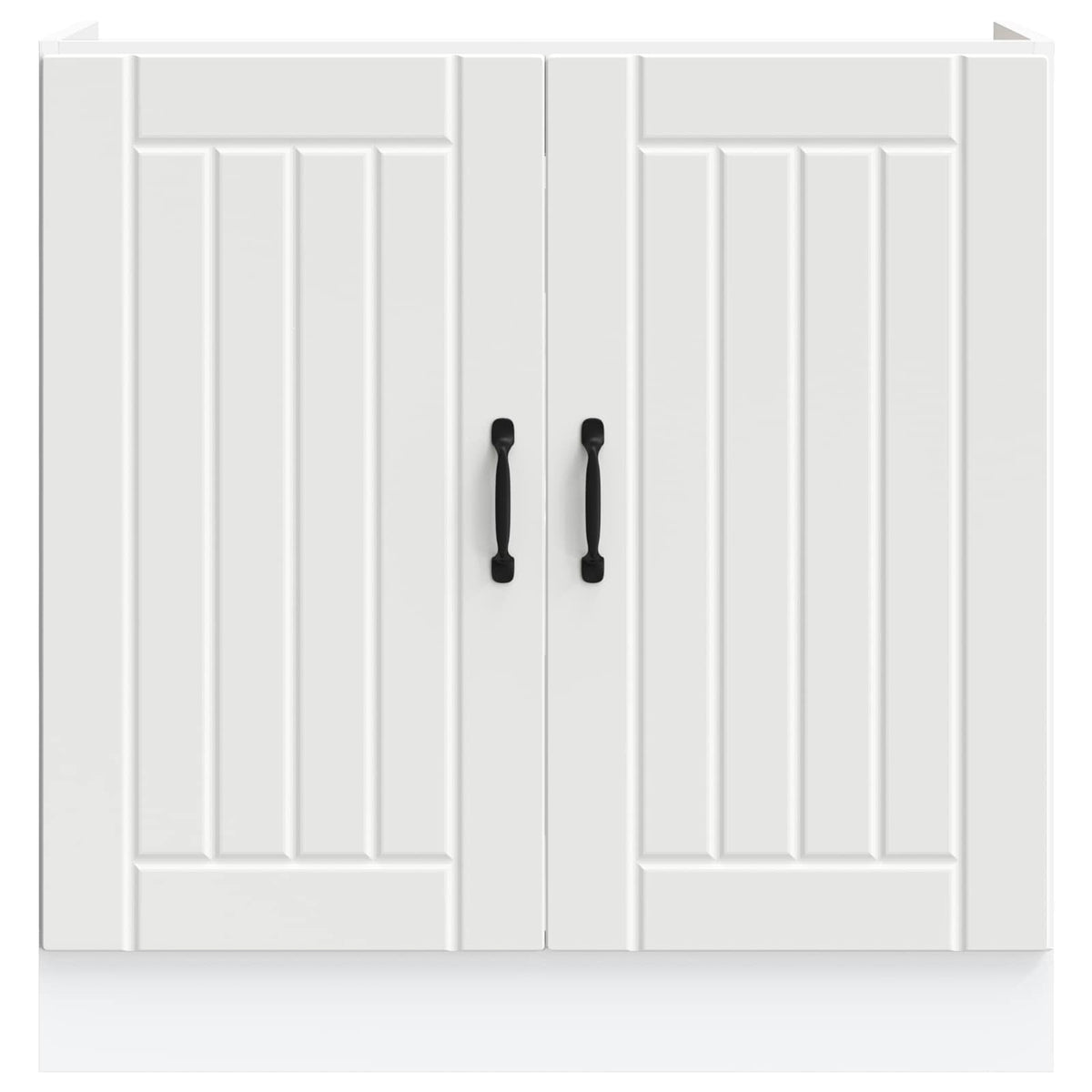 vidaXL Sink Base Cabinet "Lucca" White Engineered Wood