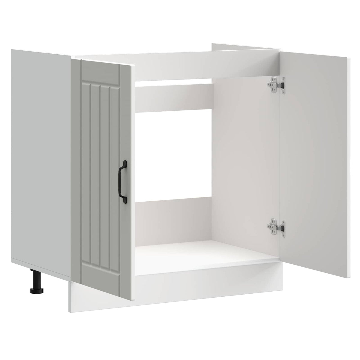 vidaXL Sink Base Cabinet "Lucca" White Engineered Wood