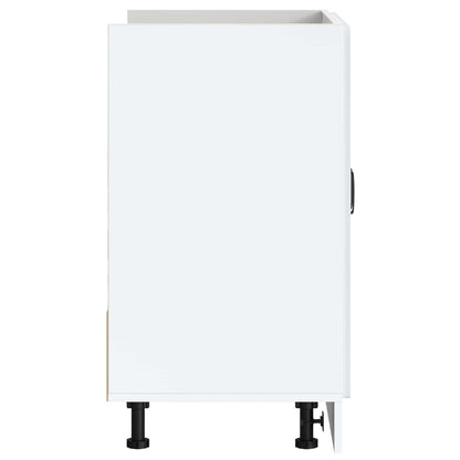 vidaXL Sink Base Cabinet "Lucca" White Engineered Wood