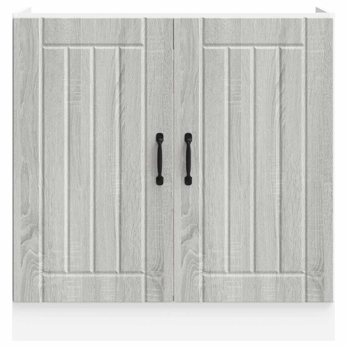 vidaXL Sink Base Cabinet "Lucca" Grey Sonoma Engineered Wood