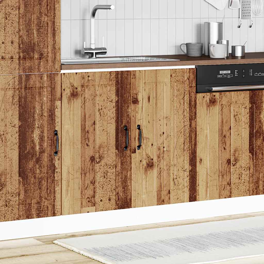 vidaXL Sink Base Cabinet "Lucca" Old Wood Engineered Wood