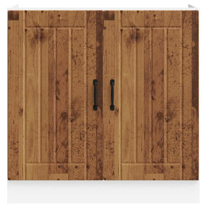 vidaXL Sink Base Cabinet "Lucca" Old Wood Engineered Wood