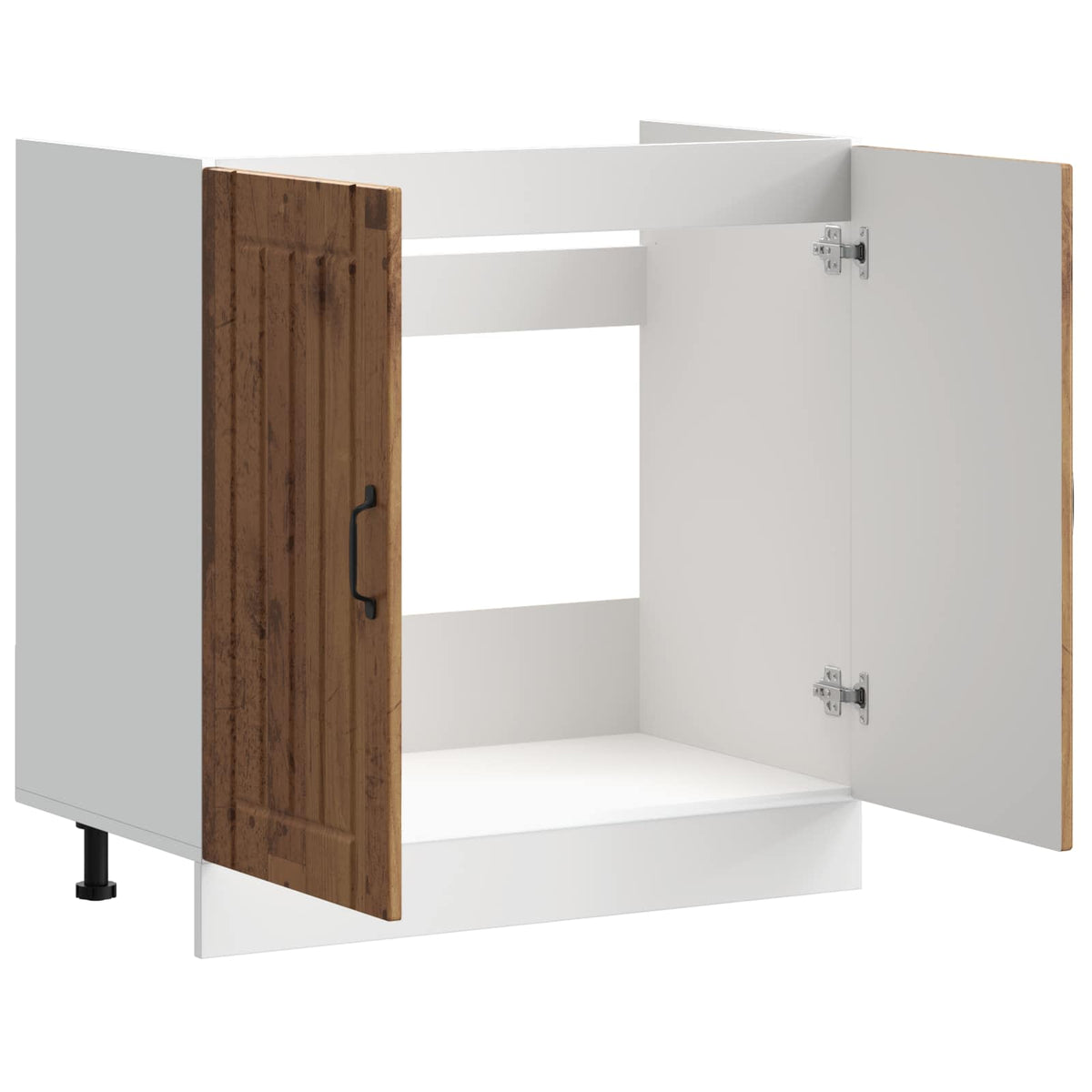 vidaXL Sink Base Cabinet "Lucca" Old Wood Engineered Wood