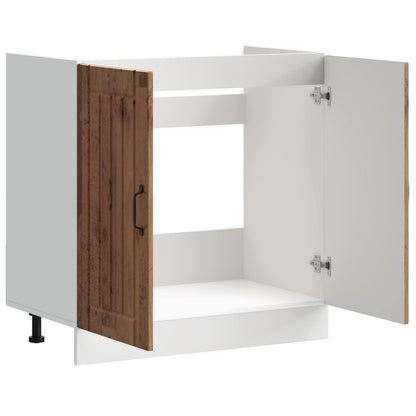 vidaXL Sink Base Cabinet "Lucca" Old Wood Engineered Wood