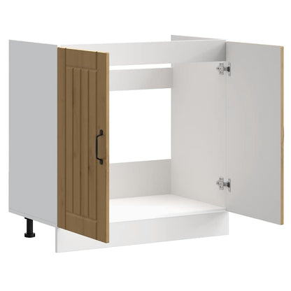 vidaXL Sink Base Cabinet "Lucca" Artisan Oak Engineered Wood