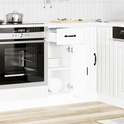 vidaXL Kitchen Base Cabinet "Lucca" White Engineered Wood