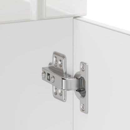 vidaXL Kitchen Base Cabinet "Lucca" High Gloss White Engineered Wood
