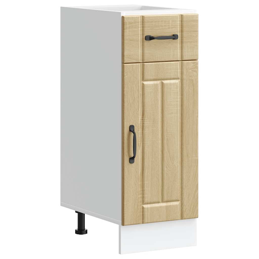 vidaXL Kitchen Base Cabinet "Lucca" Sonoma Oak Engineered Wood