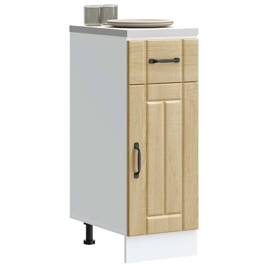 vidaXL Kitchen Base Cabinet "Lucca" Sonoma Oak Engineered Wood