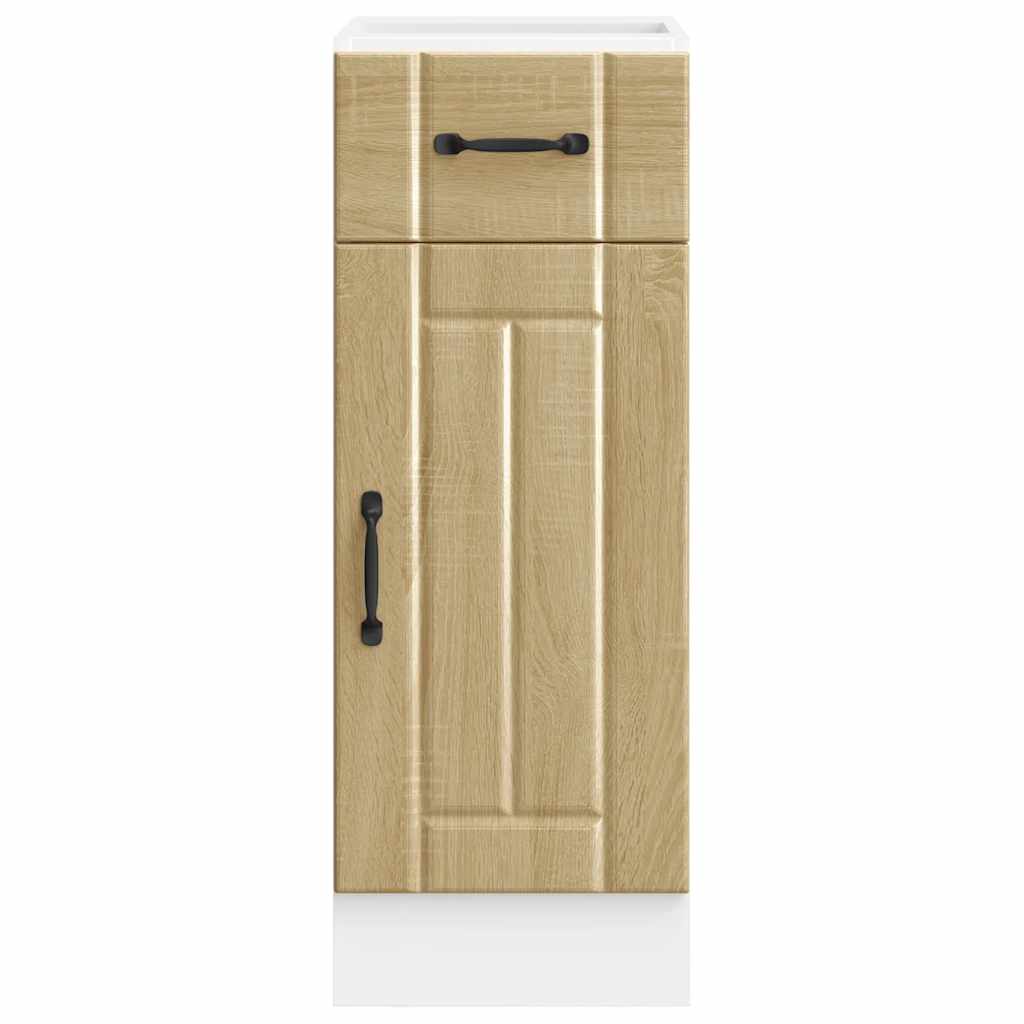 vidaXL Kitchen Base Cabinet "Lucca" Sonoma Oak Engineered Wood