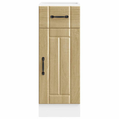 vidaXL Kitchen Base Cabinet "Lucca" Sonoma Oak Engineered Wood