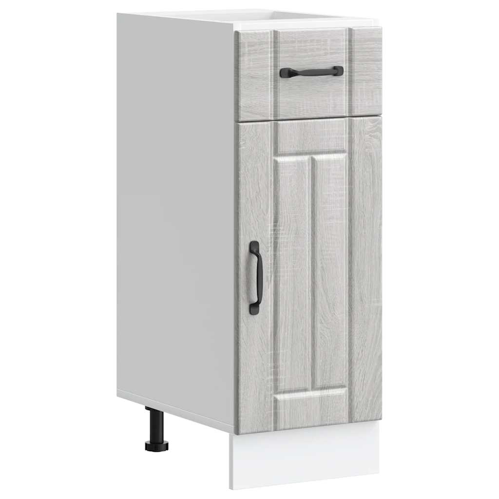 vidaXL Kitchen Base Cabinet "Lucca" Grey Sonoma Engineered Wood