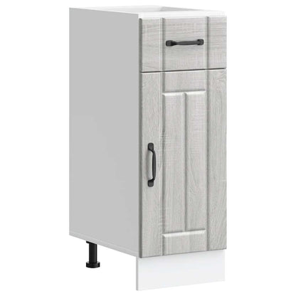 vidaXL Kitchen Base Cabinet "Lucca" Grey Sonoma Engineered Wood