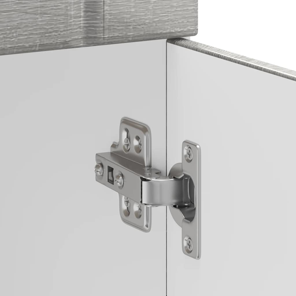 vidaXL Kitchen Base Cabinet "Lucca" Grey Sonoma Engineered Wood