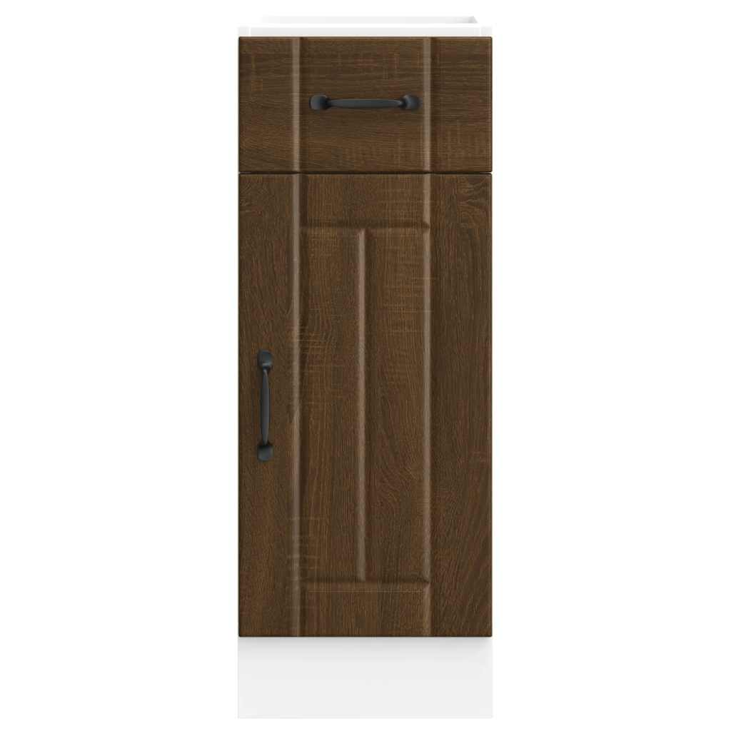 vidaXL Kitchen Base Cabinet Lucca Brown Oak Engineered Wood
