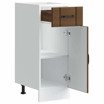 vidaXL Kitchen Base Cabinet "Lucca" Brown Oak Engineered Wood