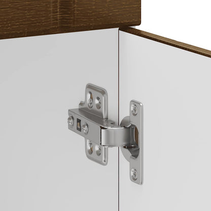 vidaXL Kitchen Base Cabinet "Lucca" Brown Oak Engineered Wood
