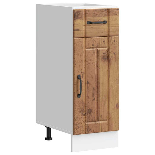 vidaXL Kitchen Base Cabinet "Lucca" Old Wood Engineered Wood